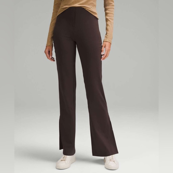NWT Lululemon Smooth-Fit Split-Hem High-Rise Flared Pant - Picture 2 of 6